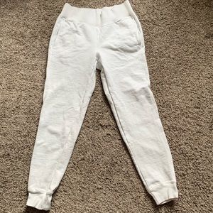 Champion white sweats size s